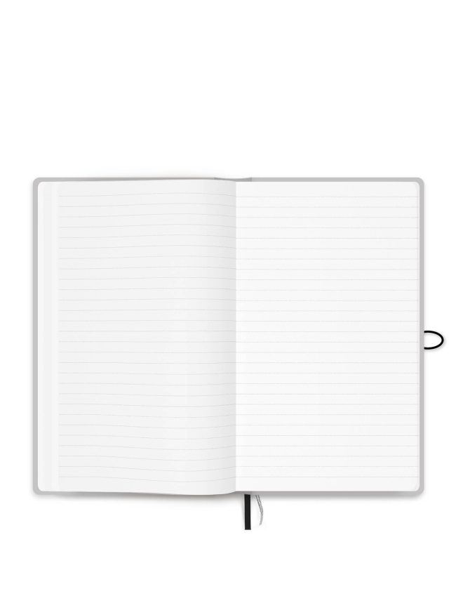 Notebook with Button - Linen -  Blush - Image 4