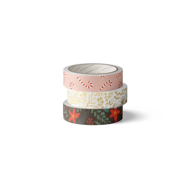 Holiday Washi Tape | Boxed Set of 3 - Image 2