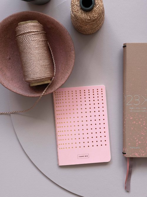 Bullet journal A6 - Gridded Pink