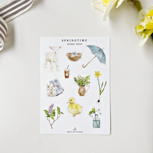 Springtime sticker sheets - Image 2