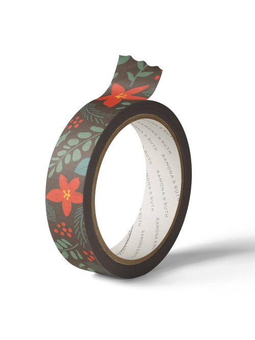 Washi Tape | Poinsettia
