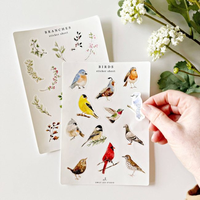 Birds sticker sheets - Image 4
