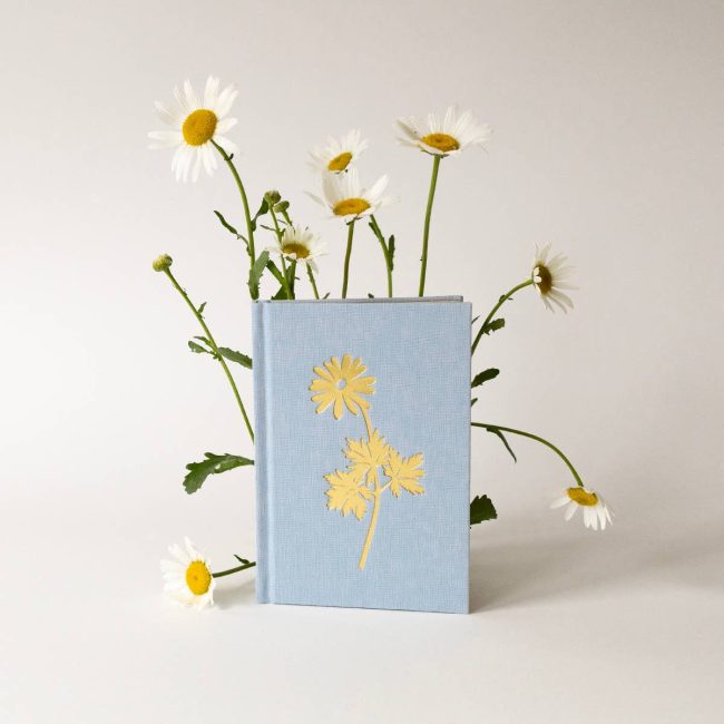 WILD FLOWERS | MINI LINEN BOUND JOURNAL - Image 4