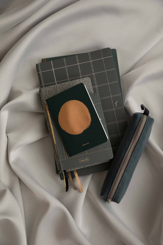 Notebook with Button | Linen Moss Agate - Image 5