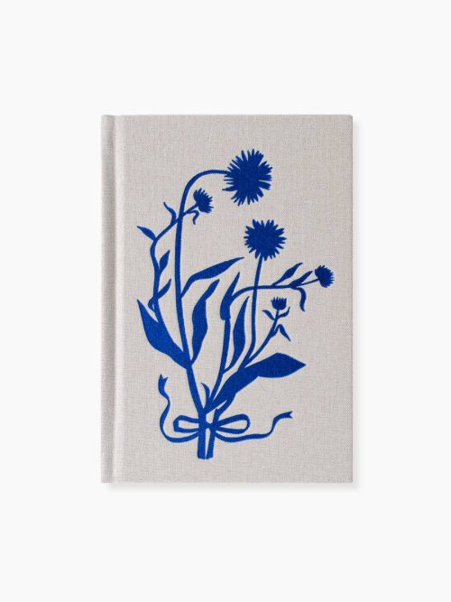 BLUE FLORA | MINI LINEN BOUND JOURNAL