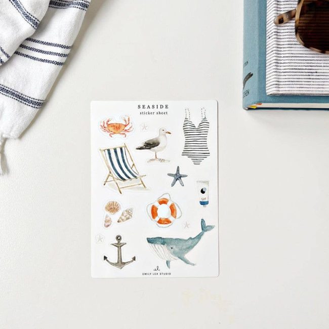 Seaside sticker sheets - Image 3