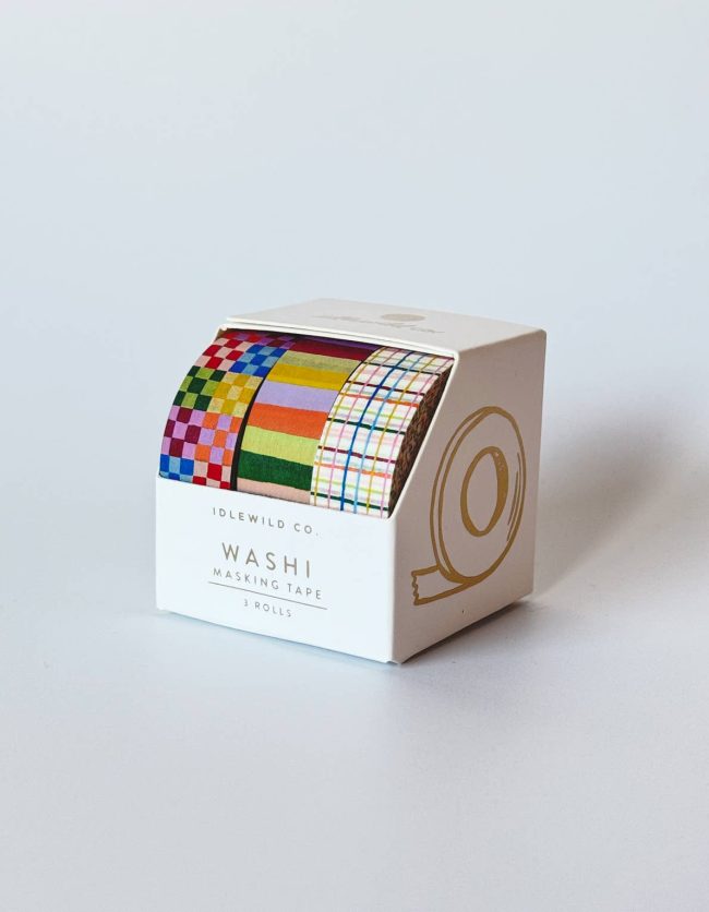 Rainbow Washi Tape. Set of 3