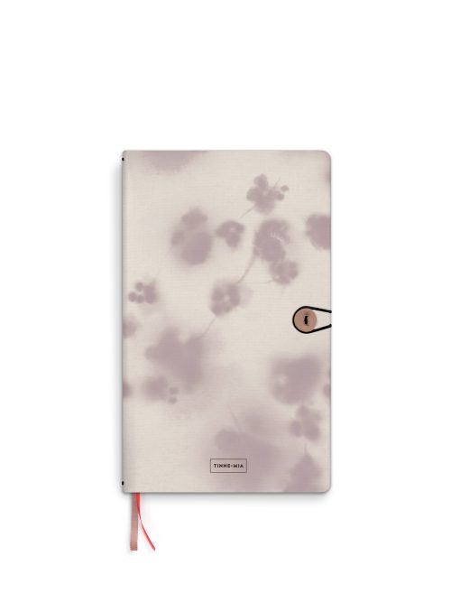 Notebook with Button | Linen -  Amour des Lilas