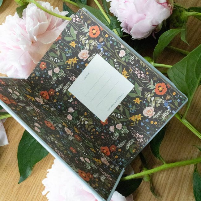 WILD FLOWERS | MINI LINEN BOUND JOURNAL - Image 2