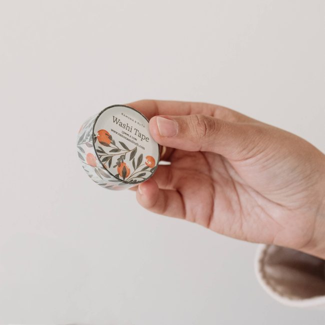 Washi Tape | Orange Vine - Image 3