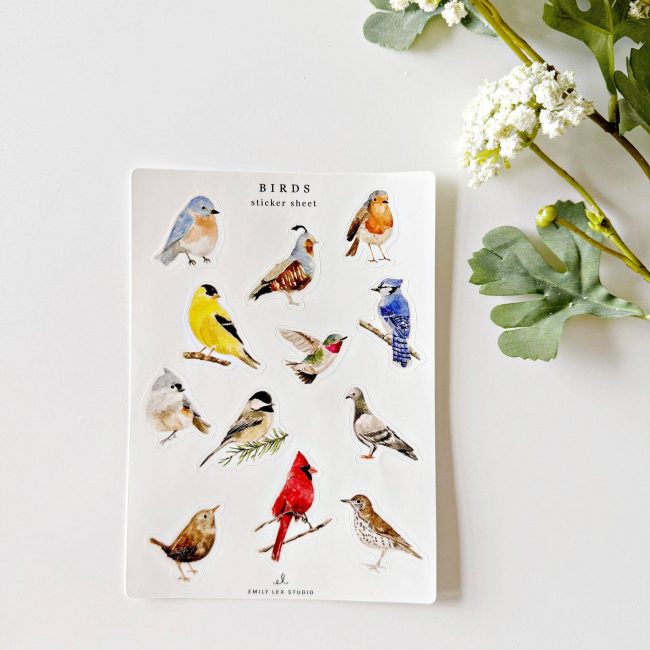 Birds sticker sheets - Image 2