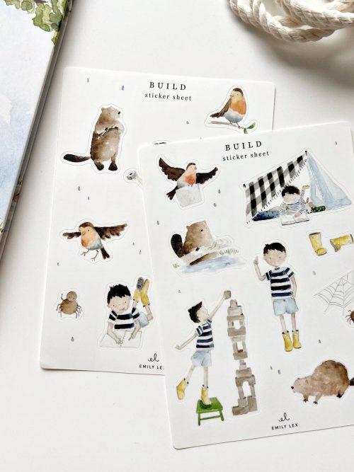Build sticker sheets