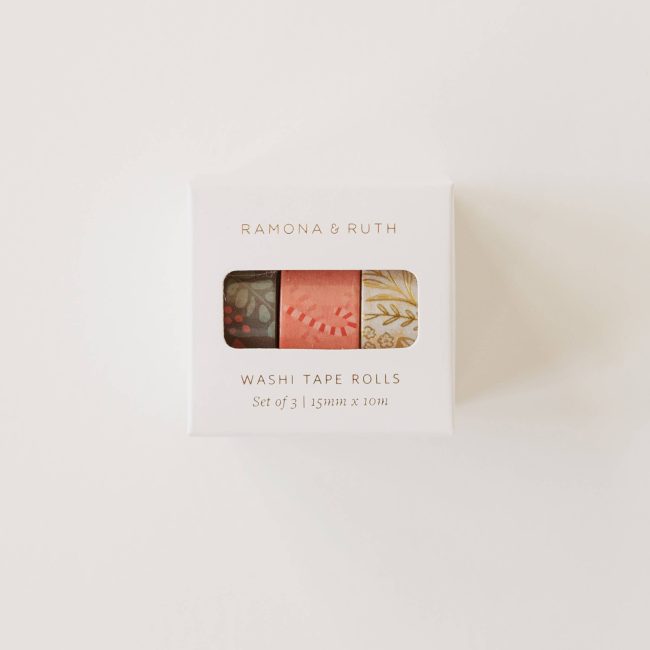 Holiday Washi Tape | Boxed Set of 3